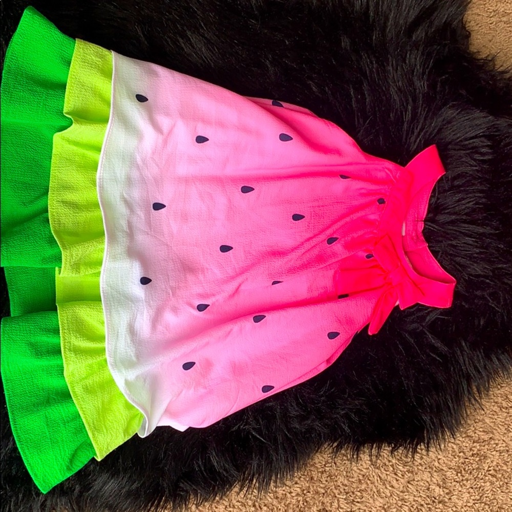 Watermelon halter dress